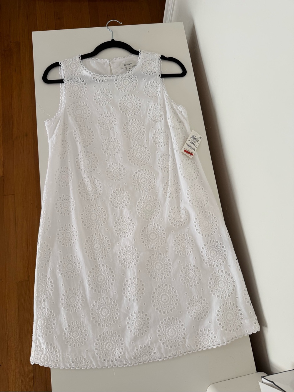 GAP White Eyelet A-Line Dress for Kids